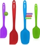 Multicolor set of 4 Spatulas 600°F