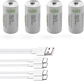 4*14250 Rechargeable Batteries