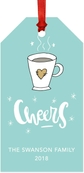 Cheers Coffee Hot Chocolate Mug Tags Custom