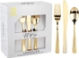 Gold Silverware - 120PCS