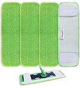 KEEPOW XL Dry Sweeping Cloths for Swiffer XL Sweeper, Reusable & Washable Microfiber Mop Pad Refi...