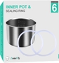 6Qt inner Pot &2Pack 6Qt Sealing Rings