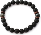 Stretch Bracelet: Black Spectrolite