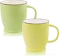 2pcs Celery Green & Lemon Yellow