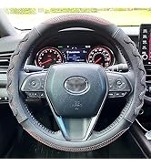 XHRING Car Steering Wheel Cover for Toyota Camry Rav4 Corolla Highlander Sienna Corolla Cross CHR...