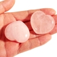 2PCs Heart Rose Quartz