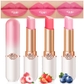 3 pcs Peach + Strawberry + Blueberry Lipstick