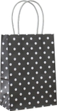 Gift Bags Mini Dot Black