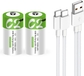 2*C Rechargeable Batteries