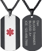 09--Dog Tag-Vertical stripes (black)