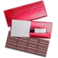 25ct Red Foil Wrapped Hershey Bars