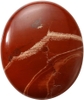 #3 Red Jasper Oval Worry Stone