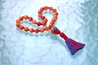 Orange Carnelian Quarter Mala