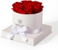 Red Roses in Whtie Box