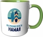 11-oz Two-Tone Green Mug