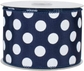 Navy with White Polka Dots