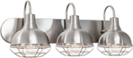 Brushed Nickel, 3-light