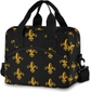 Fleur De Lis Black Gold