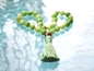 Mixed Green Jade Quarter Mala