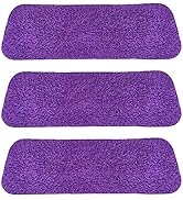 16.5 inch Mop Refills, 3 Pack Microfiber Replacement Mop Pads Reusable Flat Replacements Heads fo...