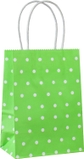 Gift Bags Mini Dot Green