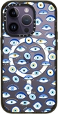 blue all seeing eye summer holiday pattern