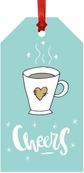 Cheers Coffee Hot Chocolate Mug Tags