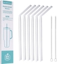 6pcs clear silicone straw for Stanley