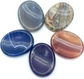 5pcs Oval Thickened Agate