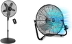 18''Floor Fan Black + Fan, 2264QM