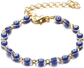 Sapphire Blue Gold Plated