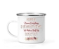 12 Oz White Camping Mug