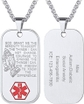 04--Dog Tag-Praying hands (silver)