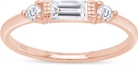 Rose Gold Over : Cubic Zirconia