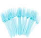 Light Blue Plastic forks (48 Pack)