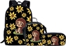 Cartoon Sloth Sunflowers