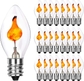 C7 Clear Flame Bulb