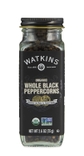 Organic Whole Black Peppercorns