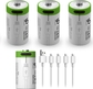 4*CR2 Rechargeable Batteries