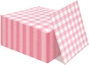 50 Pieces Light Pink Gingham Napkins