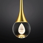 Teardrop Brushed Brass 3000K-5000K