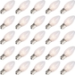 C9 Clear Bulbs-25pk