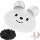 Rabbit Foot Scrubber+body Buffer(white+black)