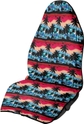 Tropical Beach Palm Trees Red Blue