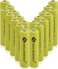 20PCS NiCd 600mAh Yellow Color