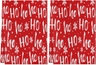 Christmas Ho Letter Pattern Absorbent