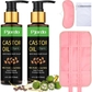 5pcs Castor Oil Packs Kit Pink