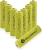 8PCS 600mAh YELLOW