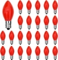 C7 5w Red Light Bulb -25pk