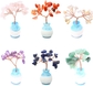 6 Crystal Trees Set